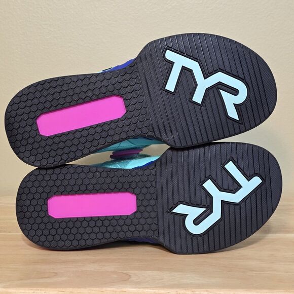 TYR L-1 Lifter Weightlifting Gym Shoes Mint Pink Purple Women's Size 6 - Picture 6 of 7